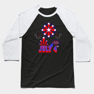 Sparkling Spectacle: A Patriotic Celebration for July 4th! Baseball T-Shirt